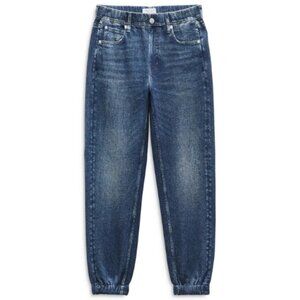 Rag & Bone Women's Miramar Fleece Terry High Rise Ankle Jogger Jeans in Grove XS